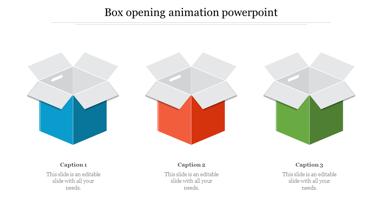 box opening animation powerpoint